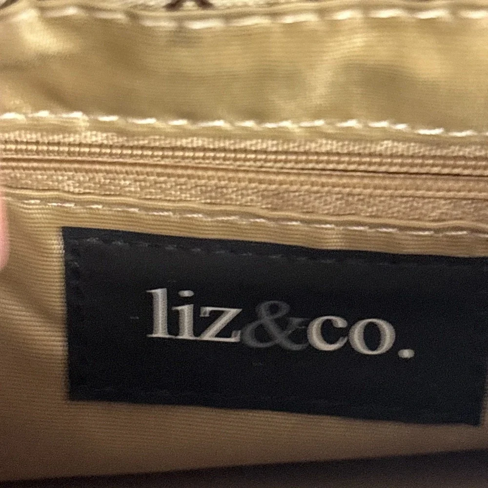 Vintage Liz & Co Baguette Brown Shoulder Bag Purse Small‎ Retro 90s y2k